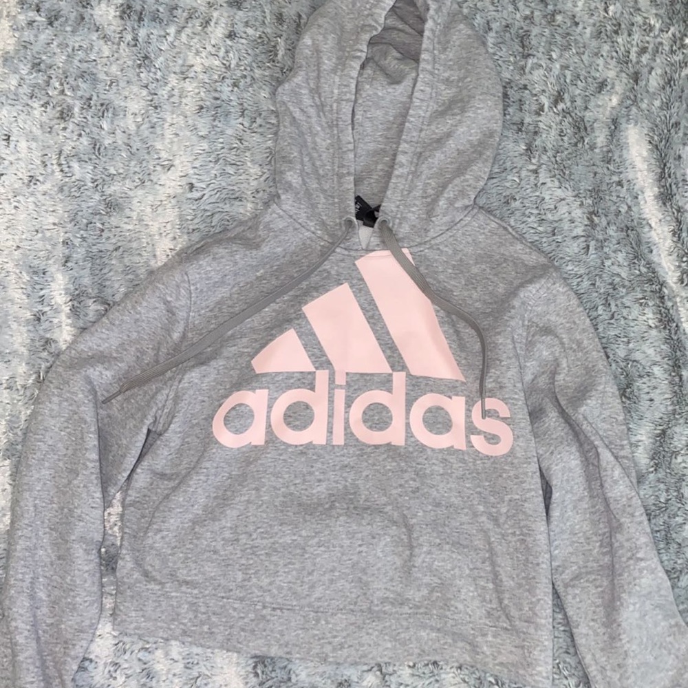 Cropped Adidas Hoodie